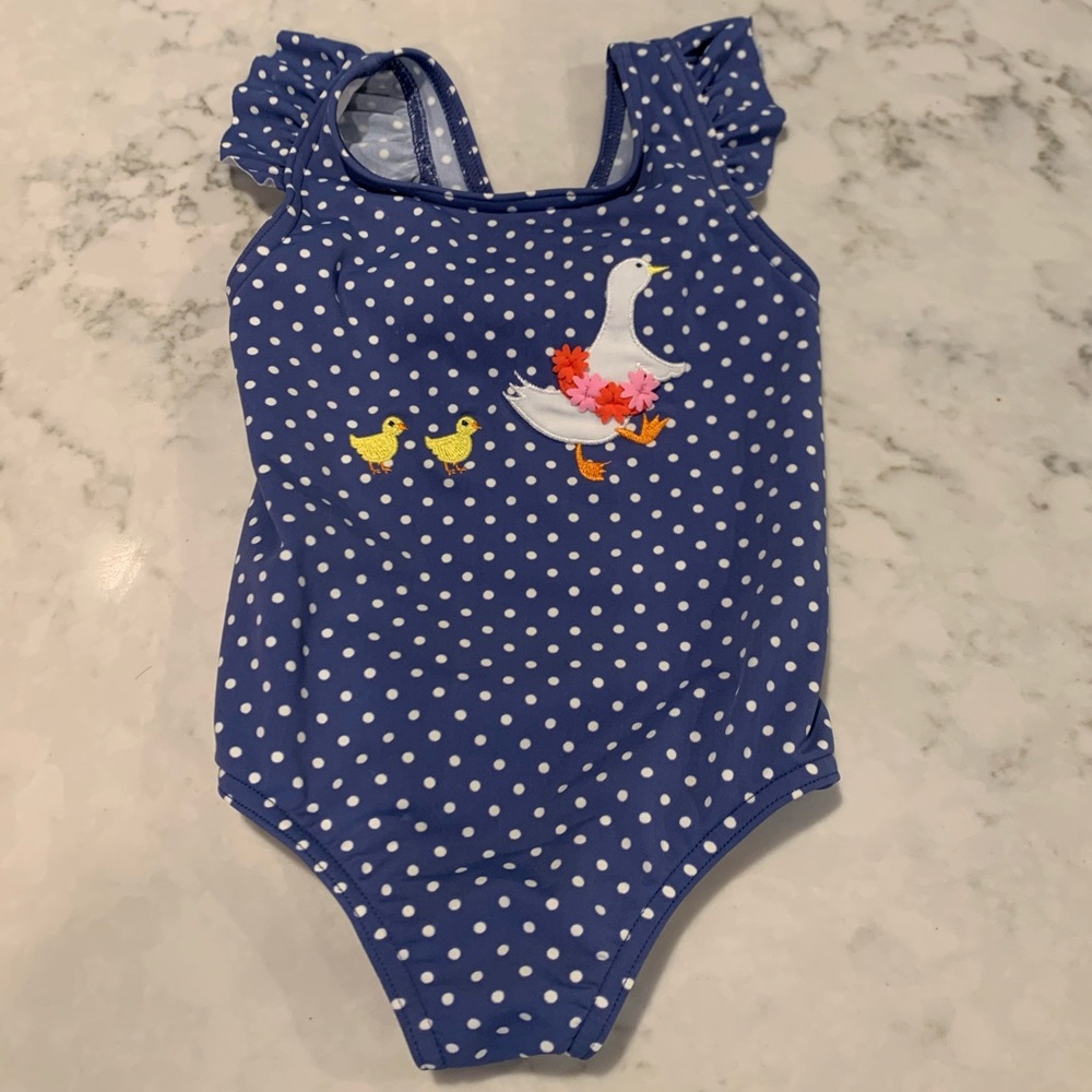 Baby Boden 3-6 month Girls Swimsuit